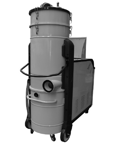 Aspirateur TAS 75 PN triphasé compact et mobile, pour poussières et soldies