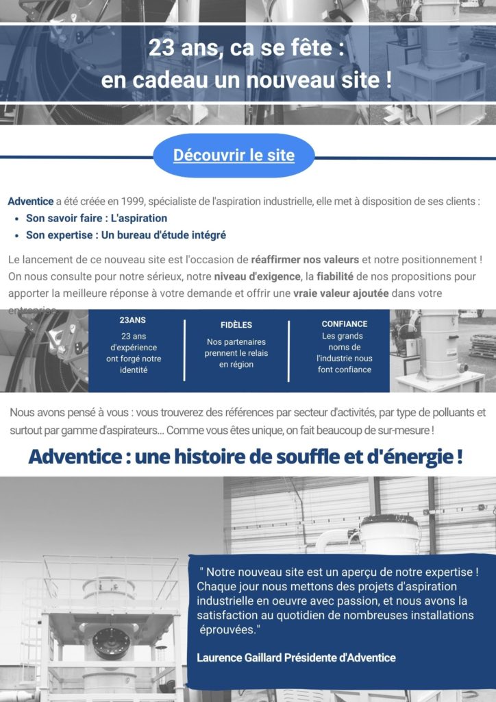 Nouveau site Adventice