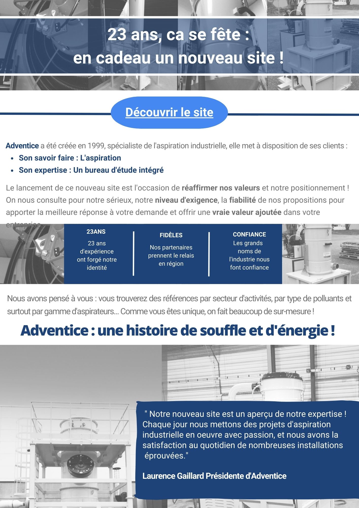 Nouveau site Adventice