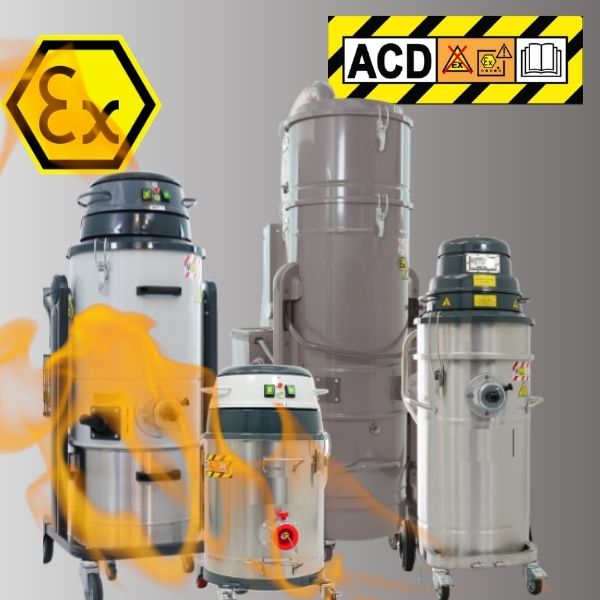 les aspirateurs ATEX et ACD